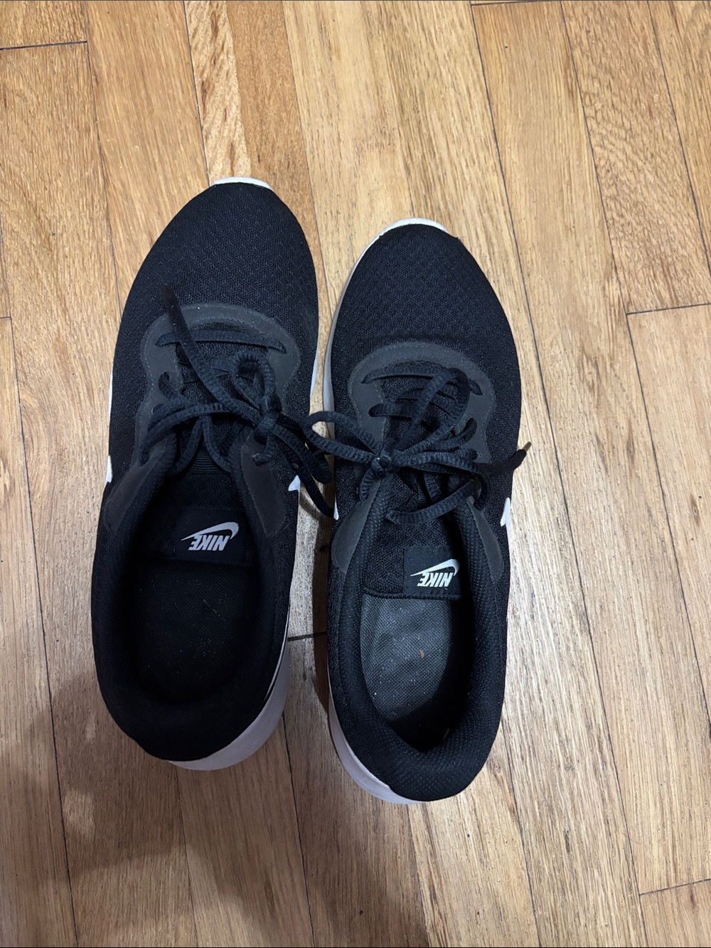 Nike Black and White Lightweight Mesh Trainers